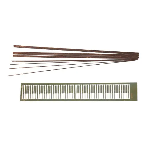 [HE6520] Rambarde métallique avec 72 pieux - Heki 6520 - HO 1/87