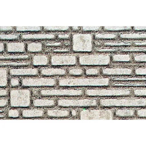 [HE70012] Lot de 2 plaques pour mur en pierre taillée 28x24 cm