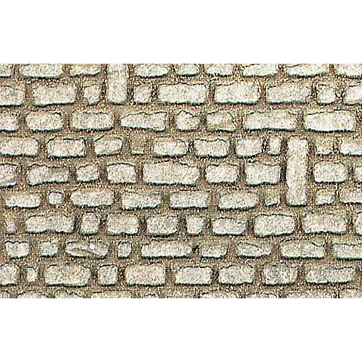 [HE70102] Lot de 2 plaques pour mur de place 28x14 cm