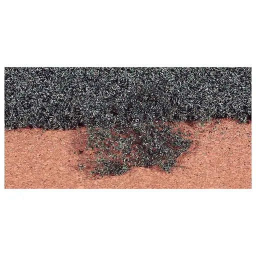 [HE1679] Filet floqué, tapis vert 28x14cm