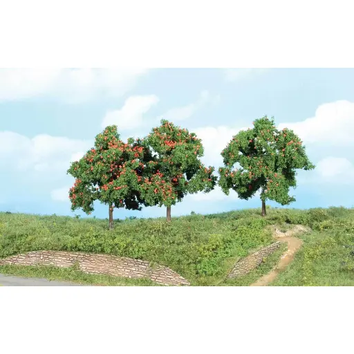 [HE1929] Lot de 3 pommiers de 13 cm de hauteur - HEKI 1929