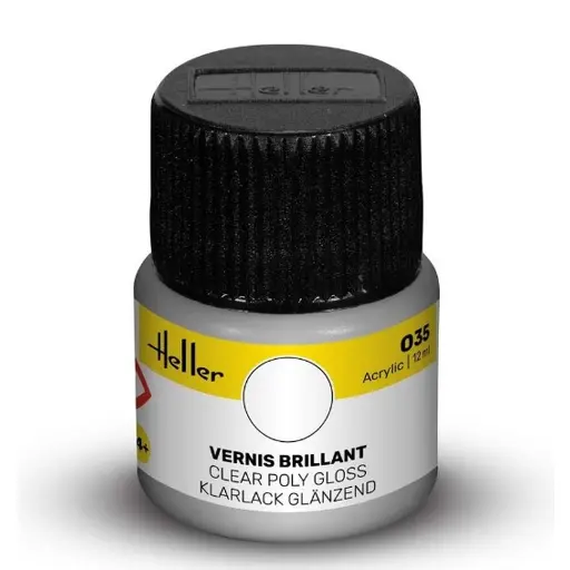[HE9035] Peinture Acrylique 035 - Vernis Brillant - Heller 9035 - 12ML
