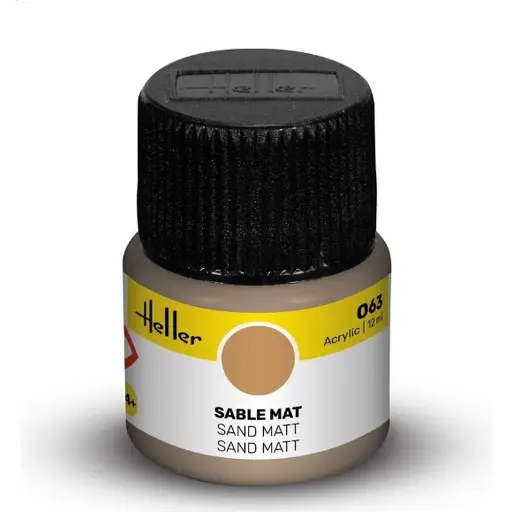 [HE9063] Peinture Acrylique 063 - Sable Mat - Heller 9063 - 12ML