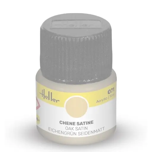 [HE9071] Peinture Acrylique 071 - Chêne Satiné - Heller 9071 - 12ML