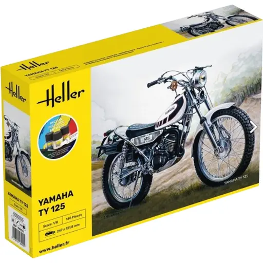 [HE56902] Starter Kit Yamaha TY 125 Vélo - Heller 56902 - 1/8