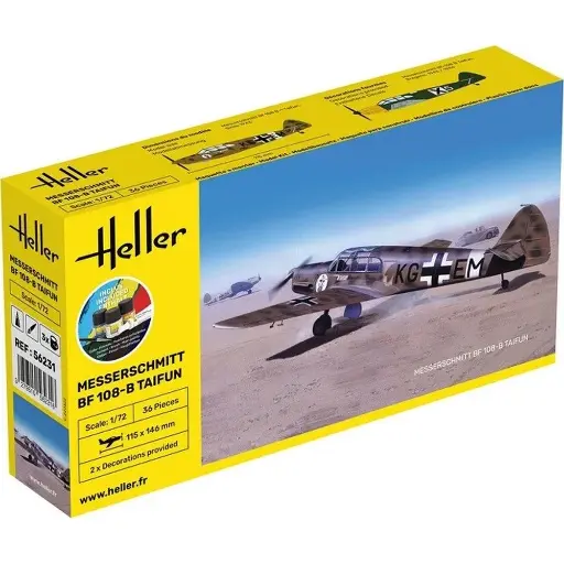 [HE56231] Kit de démarrage - Messerschmitt BF-108B Taifun - Heller 56231 - 1/72