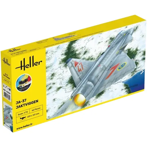 [HE56309] Kit De Démarrage Ja-37 Jaktviggen - Heller 56309 - 1/72