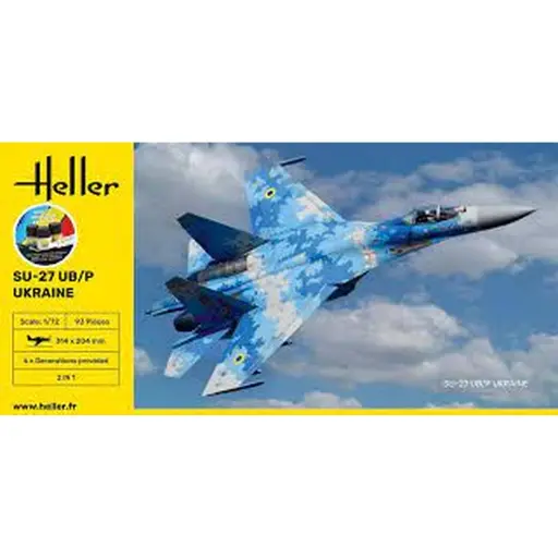 [HE56371] Rafale SU-27 UB/P Ukraine - Heller 56371 - 1/72