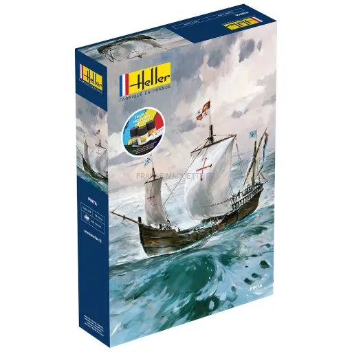[HE56816] Kit de démarrage - Bateau Pirate "PINTA" - Heller 56816 - 1/75