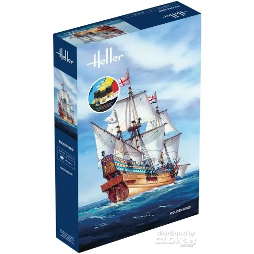 [HE56829] Kit De Démarrage Golden Hind - Heller 56829 - 1/96