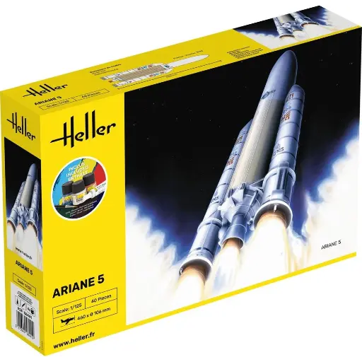 [HE56441] Fusée Ariane 5 - Heller 56441 - 1/125