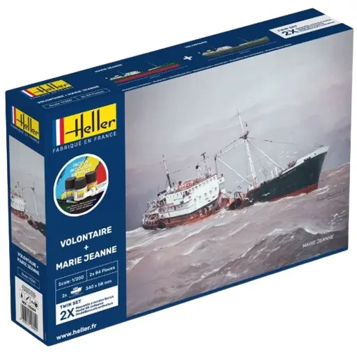 [HE55604] Kit de Démarrage - Volontaire + Marie-Jeanne - Heller 55604 - 1/200
