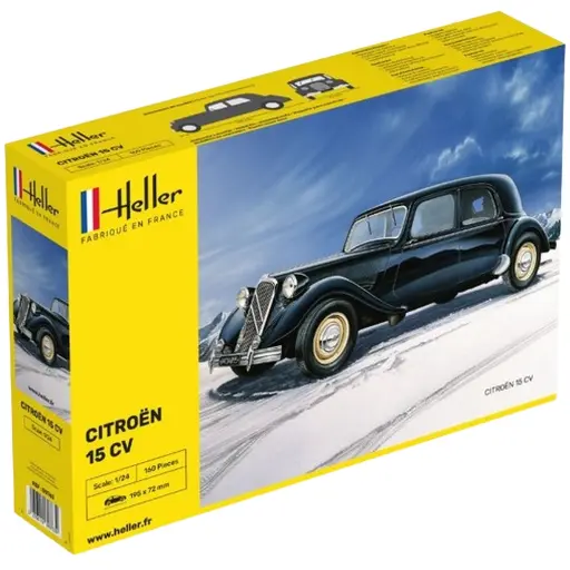 [HE80763] Traction "AVANT" - Citroën 15CV - 1934 - Heller 80763 - 1/24