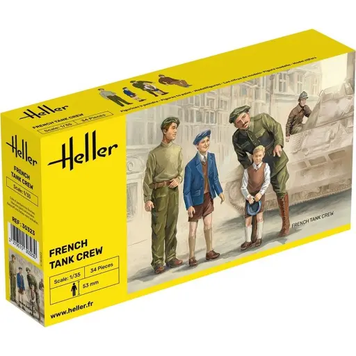 [HE30323] Équipage de char français - Heller 30323 - 1/35