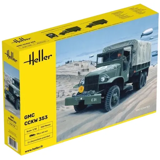 [HE81121] Camion Bâché GMC US - Heller 81121 - 1/35