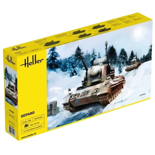 [HE81127] Char à canon Anti-aérien "Guépard" - Heller 81127 - 1/35
