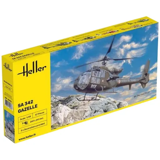 [HE80486] Hélicoptère SA 342 - Gazelle - Heller 80486 - 1/48