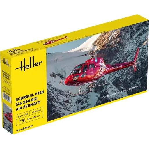 [HE80490] Hélicoptère Ecureuil H125 (AS 350 B3) Air Zermatt - Heller 80490 - 1/48