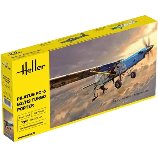 [HE30410] Pilatus PC-6 B2/H2 Turbo Porter - Heller 30410 - 1/48