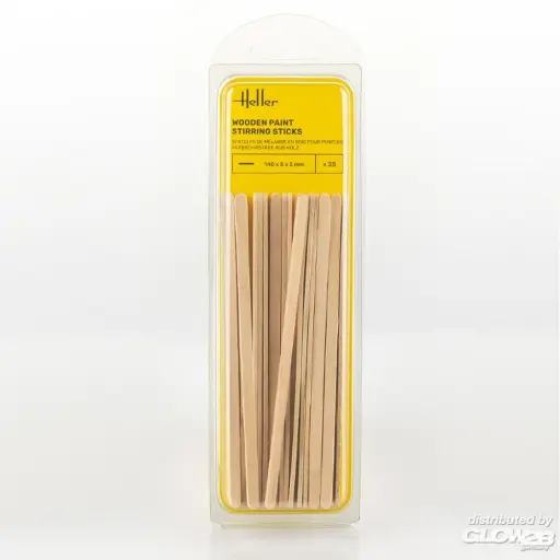 [HE99018] Bâtonnets de mélange de peinture en bois - HELLER 99018