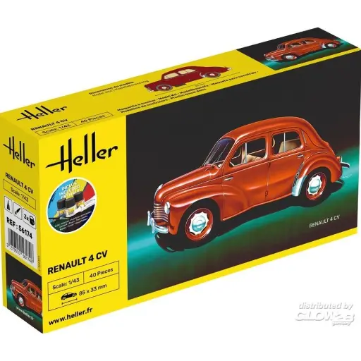 [HE56174] Renault 4 CV - HELLER 56174 - 1/43