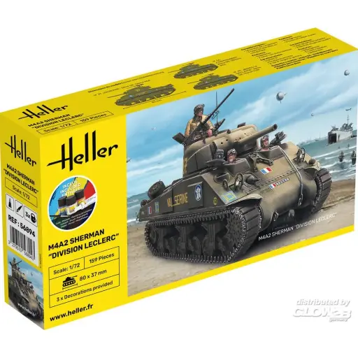 [HE56894] M4A2 Sherman "Division Leclerc" - HELLER 56894 - 1/72