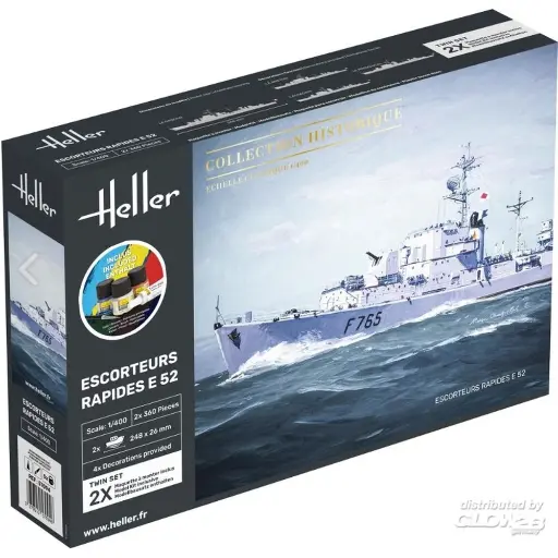 [HE57094] Escorteurs Rapides E 52 - Heller 57094 - 1/400