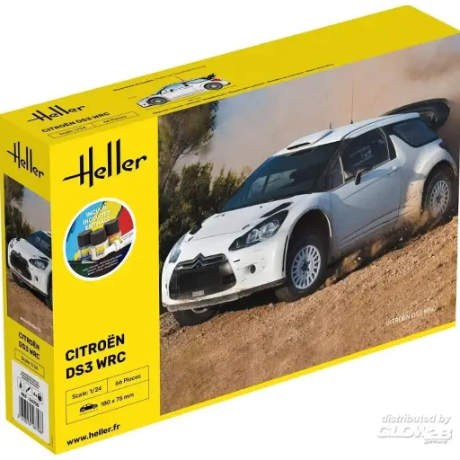 [HE56758] Citroen DS3 WRC - HELLER 56758 - 1/24