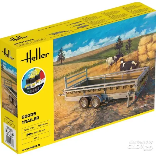 [HE56778] Goods Trailer - HELLER 56778 - 1/24