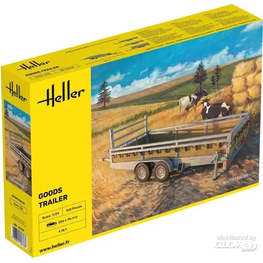 [HE80778] Goods Trailer - HELLER 80778 - 1/24