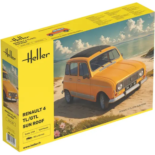 [HE82704] Renault 4TL/GTL Sun Roof - Heller 82704 - 1/24