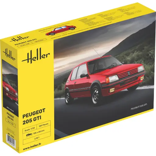 [HE82705] Peugeot 205 GTI - Heller 82705 - 1/24