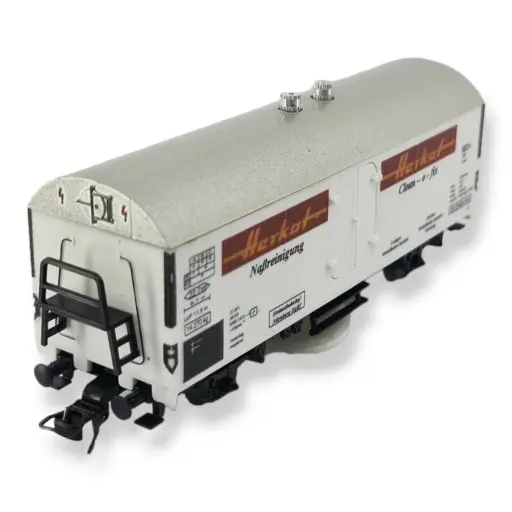 [HEHO1306] Wagon frigorifique avec patin nettoyeur pour l'entretien des voies Clean-o-fix - Herkat HO1306 - HO 1/87 - 2R