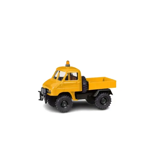 [HE746502] Camion militaire Unimog U411 plateau "US Air Force Berlin" - Herpa 746502 - HO 1/87