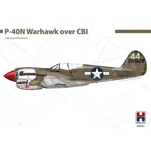 [HO48002] Avion de combat - Le Curtiss P-40 Warhawk - Hobby 2000 48002 - 1/48