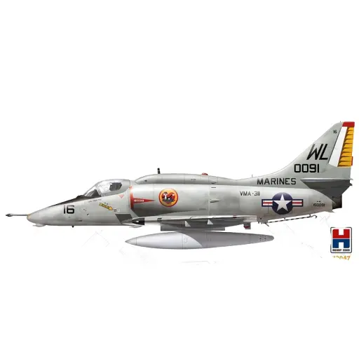 [HO72047] Avion d'attaque US - A-4E Skyhawk - Hobby 2000 72047 - 1/72