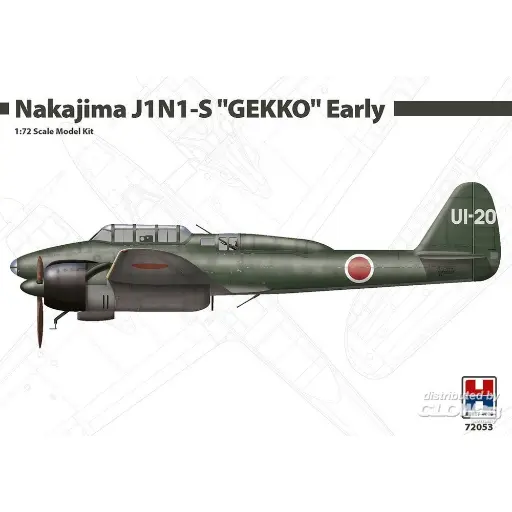 [HO72053] Avion Nakajima J1N1-S "Gekko" - Hobby 2000 72053 - 1/72