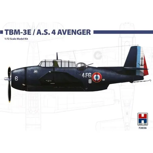 [HO72036] Avion TBM-3E/A.S.4 Avenger - Hobby 2000 72036 - 1/72