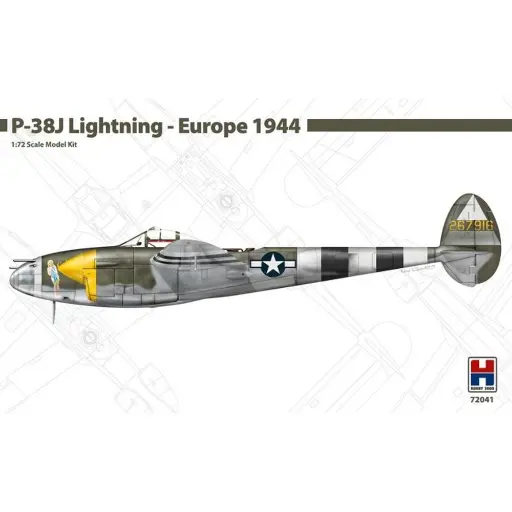 [HO72041] P-38J Lightning 1944 - Hobby 2000 72041 - 1/72
