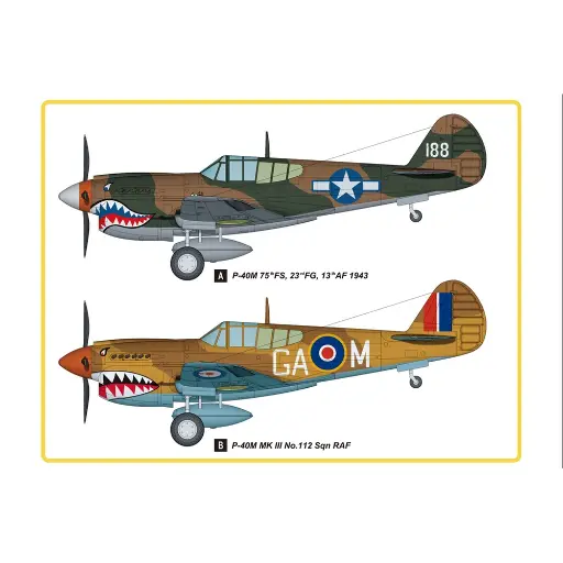 [HO85801] P-40M Kitty Faucon - Hobby Boss 85801 - 1/48