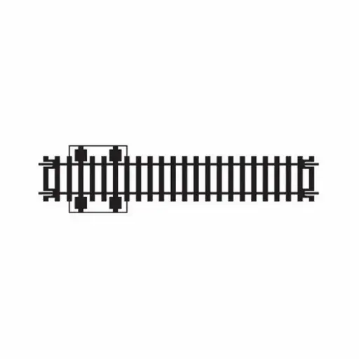 [HOR618] Rail de 2 coupures droit 168 mm code 100 - Hornby R618 - HO 1/87 - 2R
