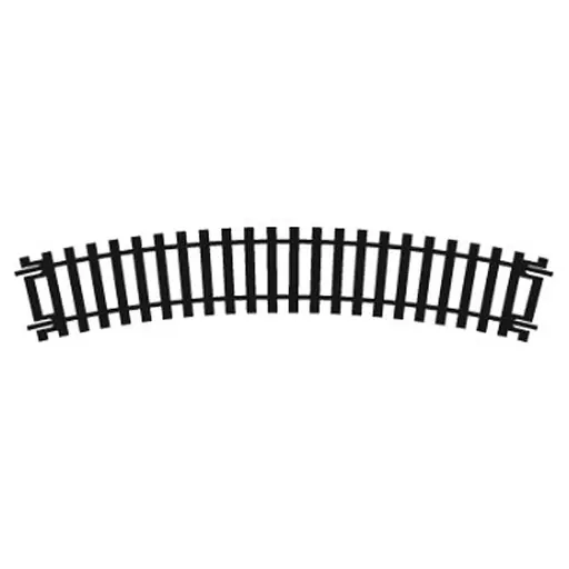 [HOR606] Rail courbe R2 438mm de rayon 22.5° (16 voies au cercle)
