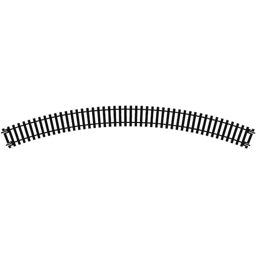 [HOR607] Double rail courbe R2 438mm de rayon 45° (8 voies au cercles)