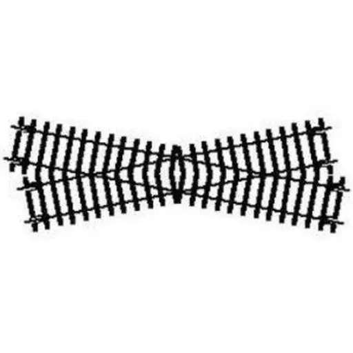 [HOR615] Croisement droit 168x181mm 22.5°