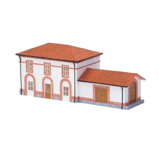 [HC8059] Gare avec hall à marchandises Hornby HC8059 - déjà construit - HO 1/87