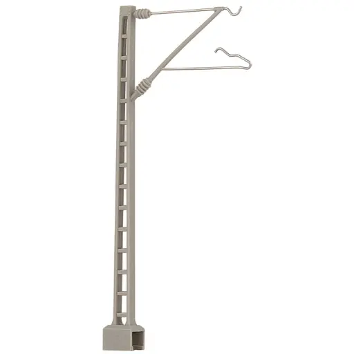 10 Mâts De Caténaire Pour Modélisme - échelle 1:100 (8 Cm), Détachable, Peint à La Main, Pour Réseau De Train