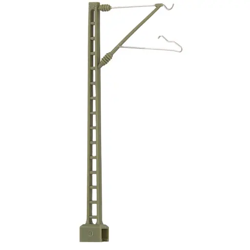 [HC8038] 10 Mâts caténaires en treillis couleur vert réséda - Hornby HC8038 - HO 1/87