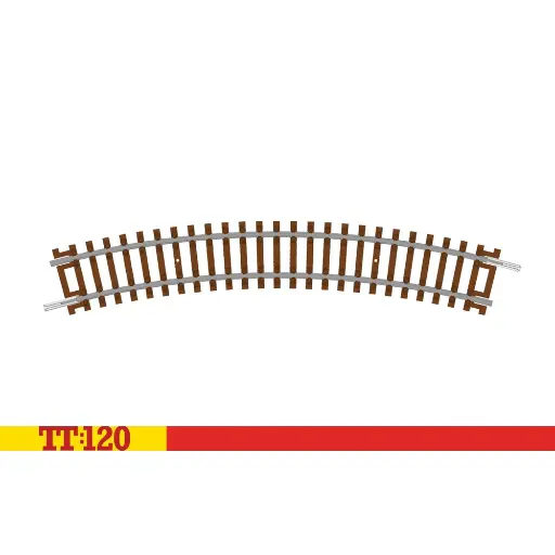 [HOTT8003] Courbe 1er rayon 30° 267 mm - Hornby TT8003 - 1/120
