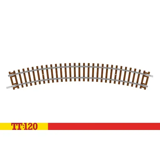 [HOTT8004] Courbe 2e rayon 30° 310 mm - Hornby TT8004 - 1/120