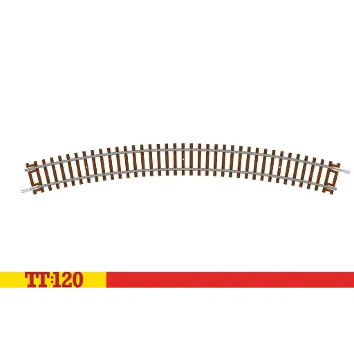 [HOTT8006] Courbe 4e rayon 30° 396 mm - Hornby TT8006 - TT 1/120
